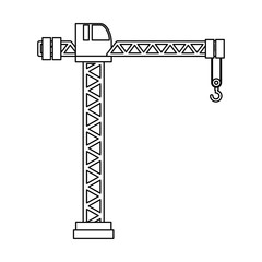crane construction tower icon