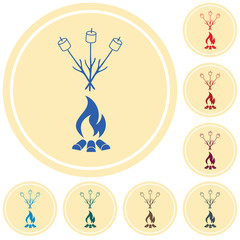 Zephyr on skewer icon