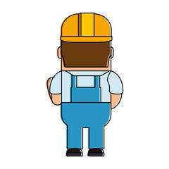 funny builder avatar character