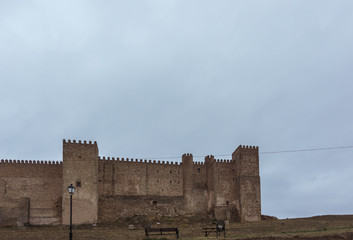 Siguenza Castle, of Arab origin was built in the 12th century , Spain.