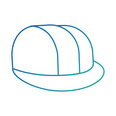 helmet construction isolated icon