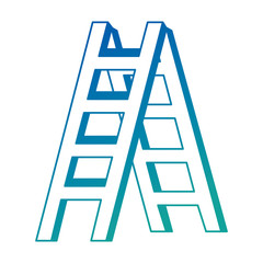 construction stair isolated icon