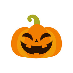 Fototapeta premium Pumpkin icon. Halloween sign. Vector Illustration