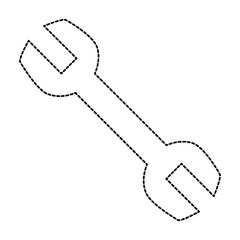 wrench tool isolated icon