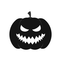 Fototapeta premium Pumpkin icon. Halloween sign. Vector Illustration