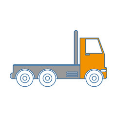 delivery truck isolated icon