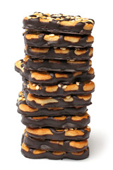 Cookies with sesame and chocolate