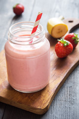 Strawberry and banana smoothie