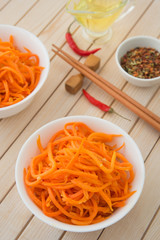Traditional Asian carrot salad