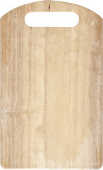 Old scratched kitchen cutting board