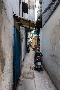 Ho Chi Minh city narrow alley