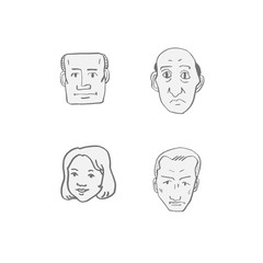 얼굴의 표정 / 손으로 그린 이모티콘 모음