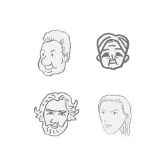 얼굴의 표정 / 손으로 그린 이모티콘 모음