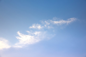 Blue sky with clouds