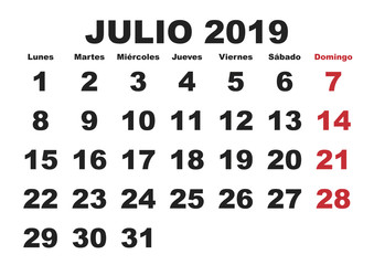 Julio 2019