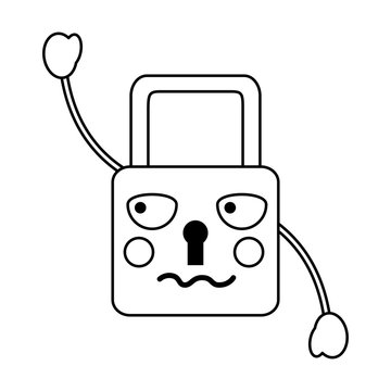 safety lock emoji icon image
