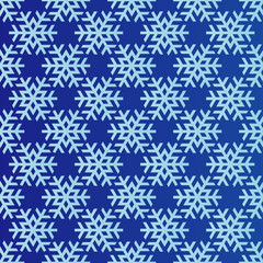 a simple pattern of snowflakes