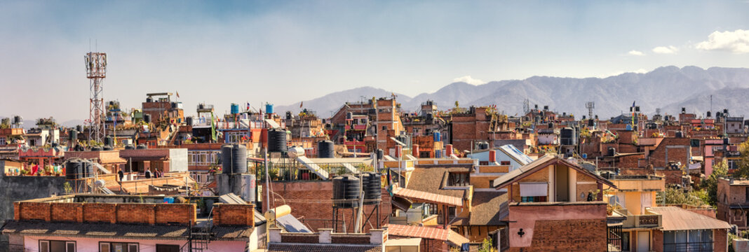 View over Lalitpur/Patan, Kathmandu, Nepal