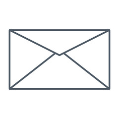 Mail or email symbol icon vector illustration graphic design