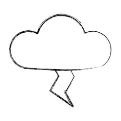 Rainy cloud symbol icon vector illustration graphic design