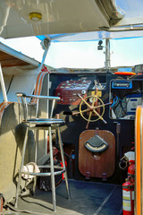 Deck of a pleasure boat