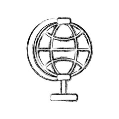 Global sphere symbol icon vector illustration graphic design