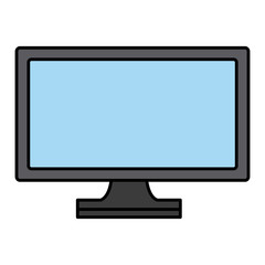 Computer screen technology icon vector illustration graphic design