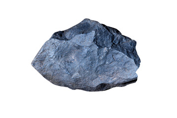 Obraz premium Big granite rock stone, isolated on white background.rock stone isolated on white background.