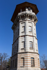 Fototapeta na wymiar Old water tower.
