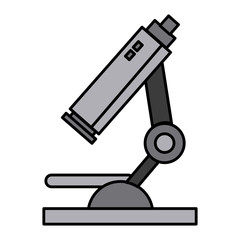 Microscope scientific tool icon vector illustration graphic design