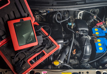 diagnostic equipment for car repair, motor, wire