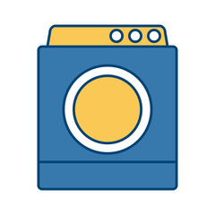 Washer laundry machine icon vector illustration graphic design