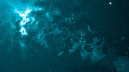 Fototapeta na wymiar Abstract fantastic nebula. Digital Space background