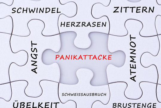 Symptome bei einer Panik Attacke oder Angst