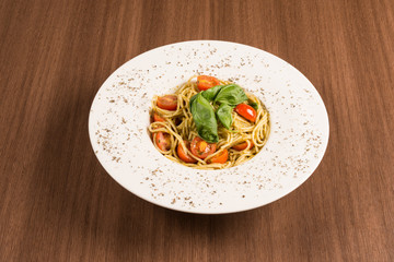 italian pasta with cherry tomatoes