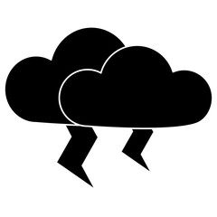 Rainy cloud symbol icon vector illustration graphic design