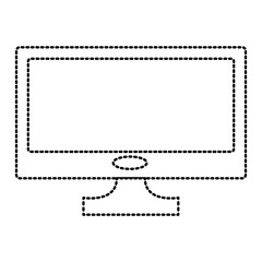 Computer screen technology icon vector illustration graphic design