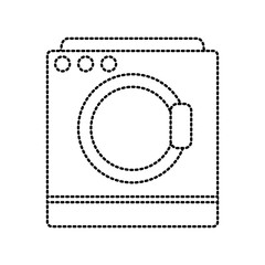Washer laundry machine icon vector illustration graphic design