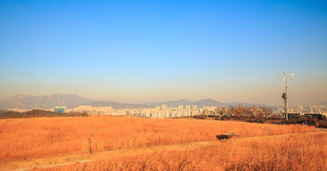 Winter landscape of Haneul Park