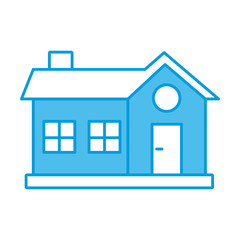 House real estate symbol icon vector illustration graphic design