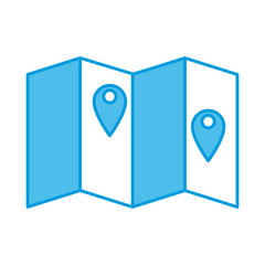 Map location symbol icon vector illustration graphic design