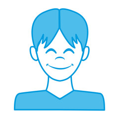 Man avatar profile icon vector illustration graphic design