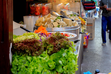 Walking street at Chiang Khan.