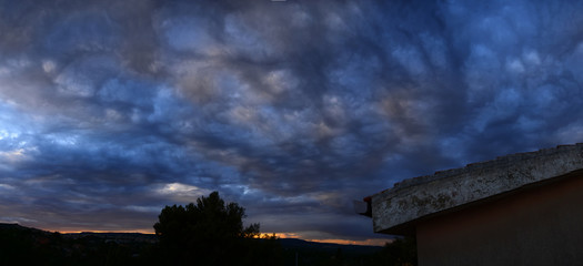 Storm clouds