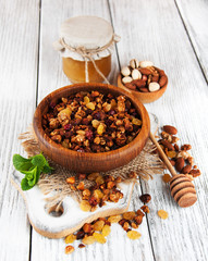 Homemade granola
