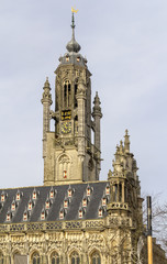 Fototapeta na wymiar Town hall of Middelburg