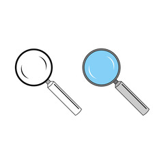 Search icon. One of set web icons