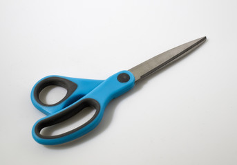 Scissors in a white background