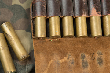 hunting cartridges, hunting ammunition,  bandolier