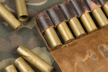 hunting cartridges, hunting ammunition,  bandolier